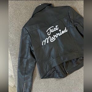 Wedding Black Moto Jacket